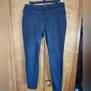Madewell The Anywhere Jean Faded Black Pull On Skinny Jeans Size 31